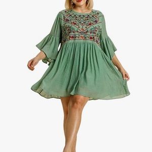 Umgee Boho Bliss bohemian babydoll dress